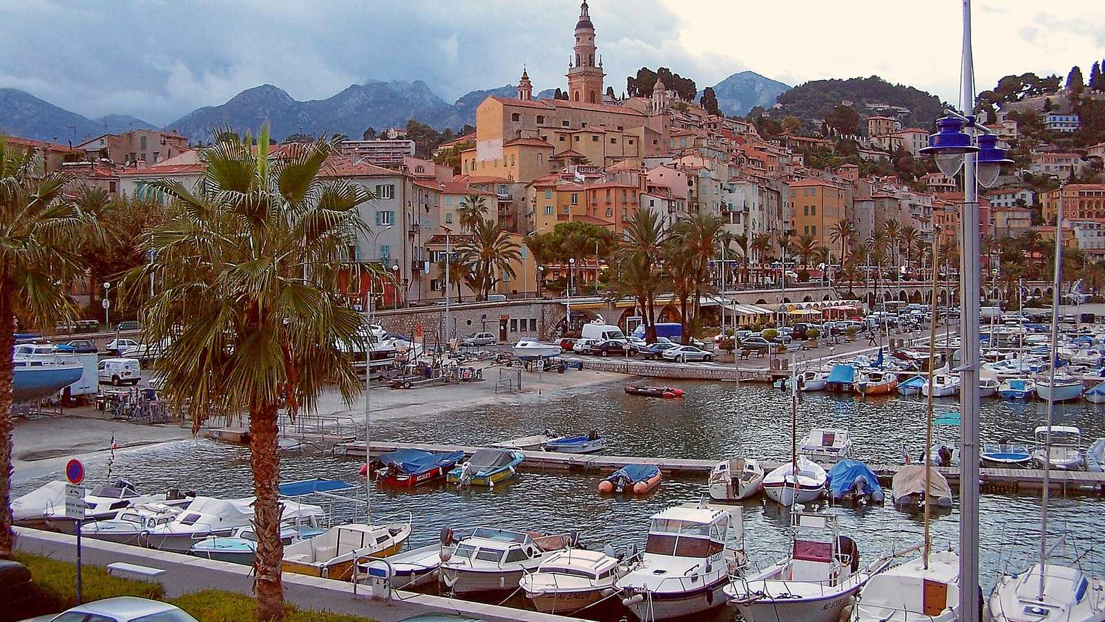 Menton Old Town and Harbour. File photograph.